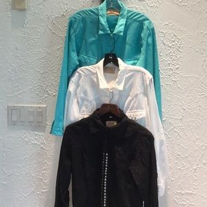 Three Scully Western Blouses